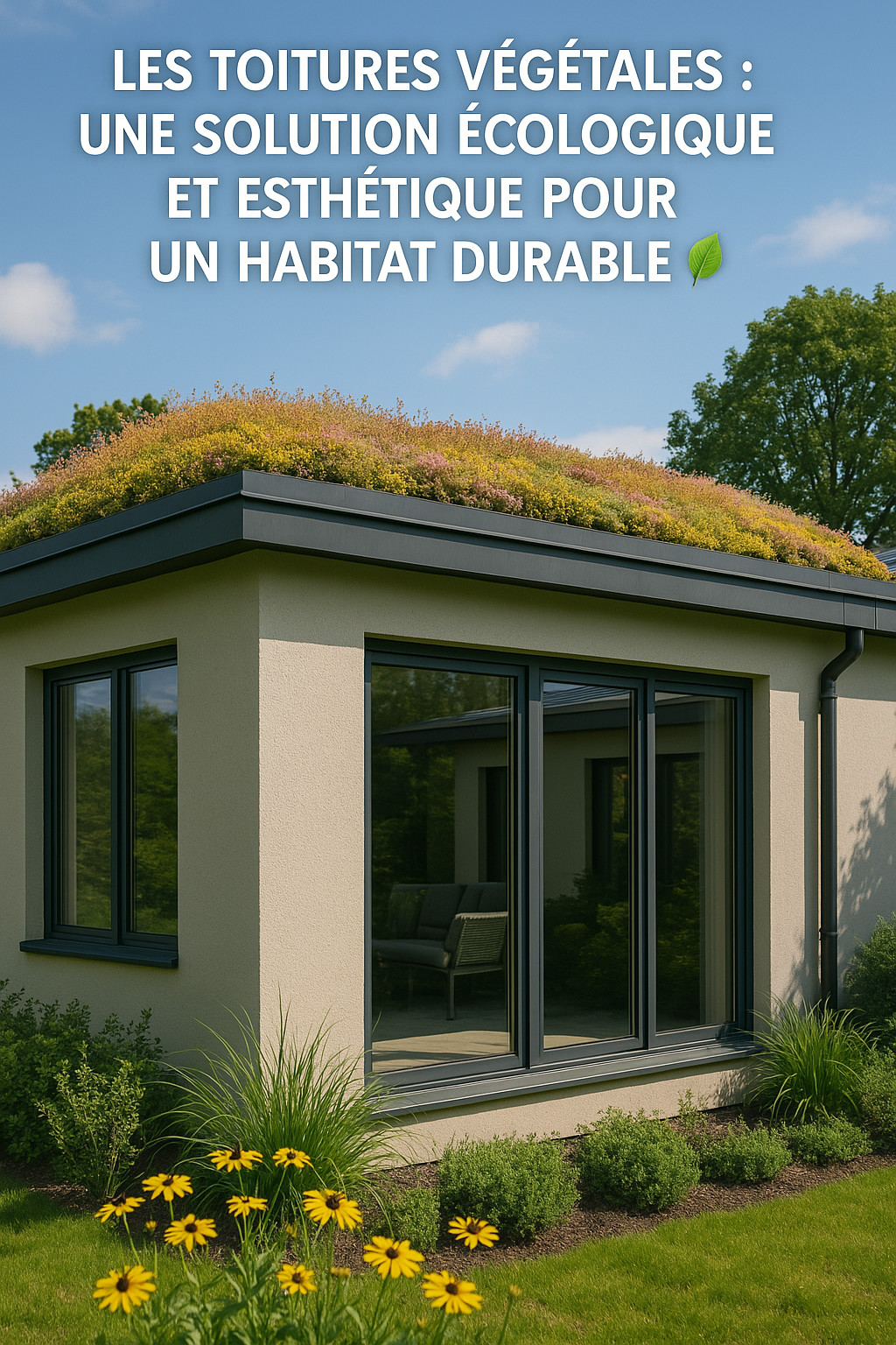 🌿 La Toiture Végétalisée : L’Allié Écologique de Votre Maison 🏡